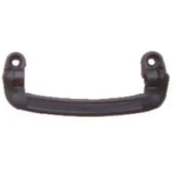 Poignée de porte gauche/droite pour FIAT 500 1965-1975, en plastique, noir, Neuf