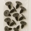 Sachet de 10 Agrafes - Clips de garnissage ø 10,2 -> 10,7 mm carter d'aile & pare-boue pour CLIO CAMPUS 2006 - 2012, Neuf