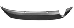 Spoiler arrière pour VOLKSWAGEN GOLF VII ph. 1 2012-2016, pare chocs arrière, échappement simple