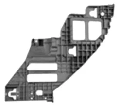 Support avant droit pour VOLKSWAGEN GOLF VI, 2008-2012, bride fixation pare chocs avant, Neuve