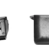 Support avant gauche pour NISSAN MICRA III (K12) ph.1, 2003-2005, bride fixation pare chocs avant