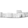Support avant gauche pour NISSAN QASHQAI I ph.2, 2010-2014, bride fixation pare chocs avant