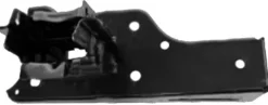 Support avant gauche pour OPEL CORSA D phase 2, 2011-2014, bride métal fixation pare chocs avant