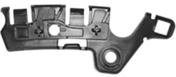 Support avant gauche pour RENAULT MEGANE III phase 1, 2008-2012, bride fixation pare chocs avant