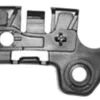 Support avant gauche pour RENAULT MEGANE III phase 2, 2012-2014, bride fixation pare chocs avant