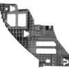 Support avant gauche pour VOLKSWAGEN GOLF VI GTI/GTD, 2009-2013, bride fixation pare chocs avant