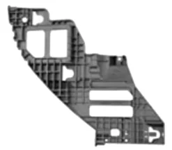 Support avant gauche pour VOLKSWAGEN GOLF VI GTI/GTD, 2009-2013, bride fixation pare chocs avant