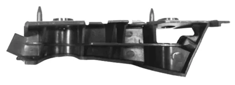Support Pare chocs avant gauche pour AUDI A4 IV ph. 1 2007-2011, en plastique, Neuf