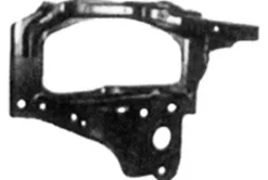 Support Siège de phare avant droit pour OPEL CORSA C phase 2, 2003-2006, Neuf