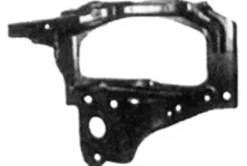 Support Siège de phare avant gauche pour OPEL CORSA C phase 1, 2000-2003, Neuf