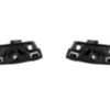 Supports avant droit & gauche pour CITROËN C3 II ph.2, 2013-2016, brides fixation pare chocs avant