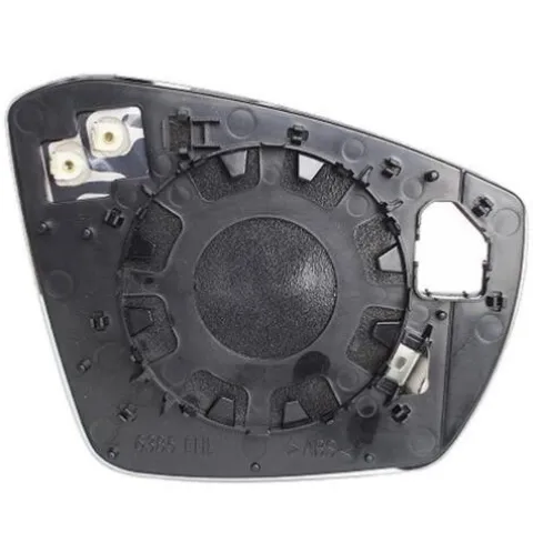 Verre de rétroviseur extérieur gauche pour VOLKSWAGEN T-CROSS, depuis 2019, dégivrant, avec support de fixation, neuf