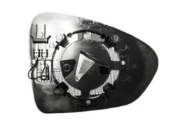 Verre de rétroviseur gauche pour FIAT TIPO II phase 1 2015-2020, convexe, dégivrant, chromé, Neuf