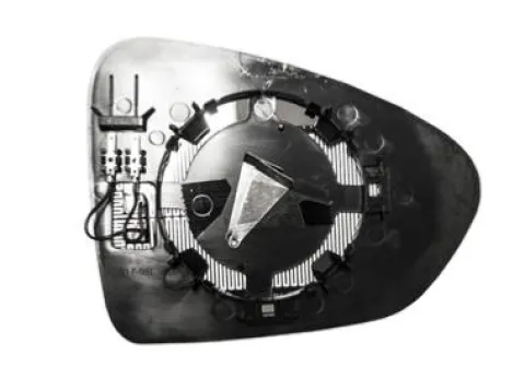 Verre de rétroviseur gauche pour FIAT TIPO II phase 1 2015-2020, convexe, dégivrant, chromé, Neuf